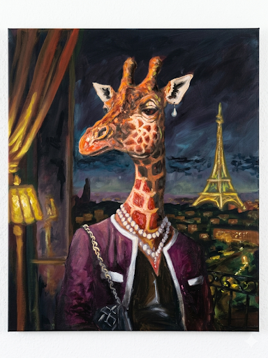 Giraffe in Paris