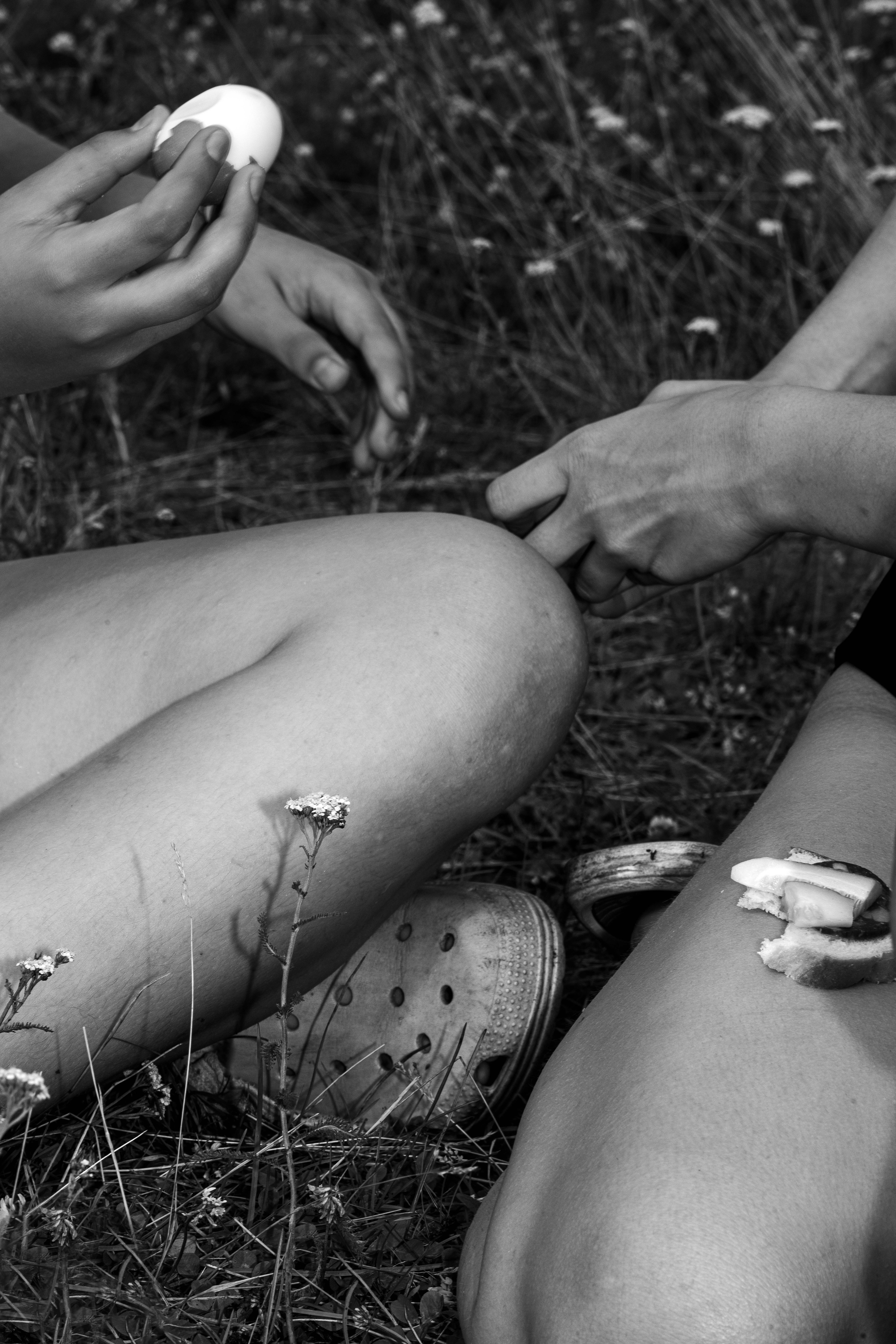 In the middle of summer by the lake