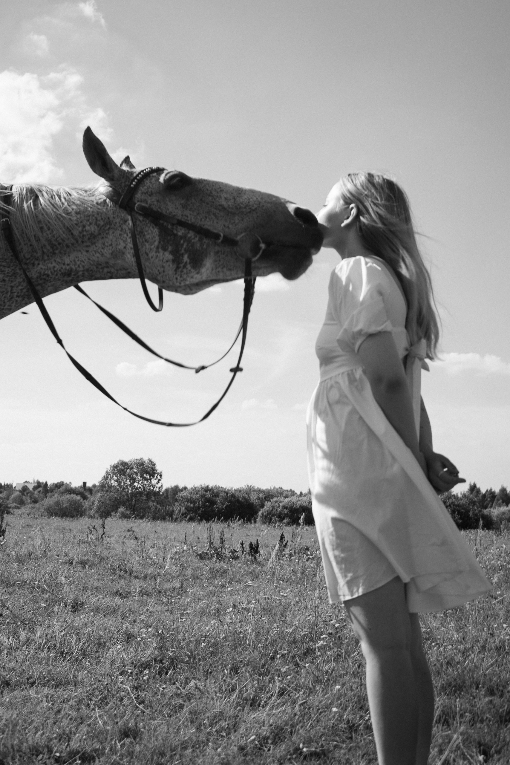 Kiss of quiet tenderness