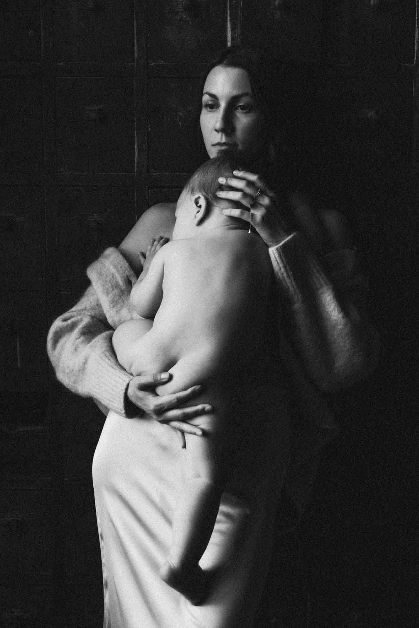 A motherly gaze