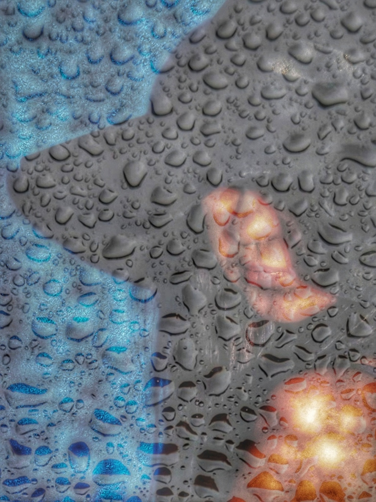 За каплями дождя