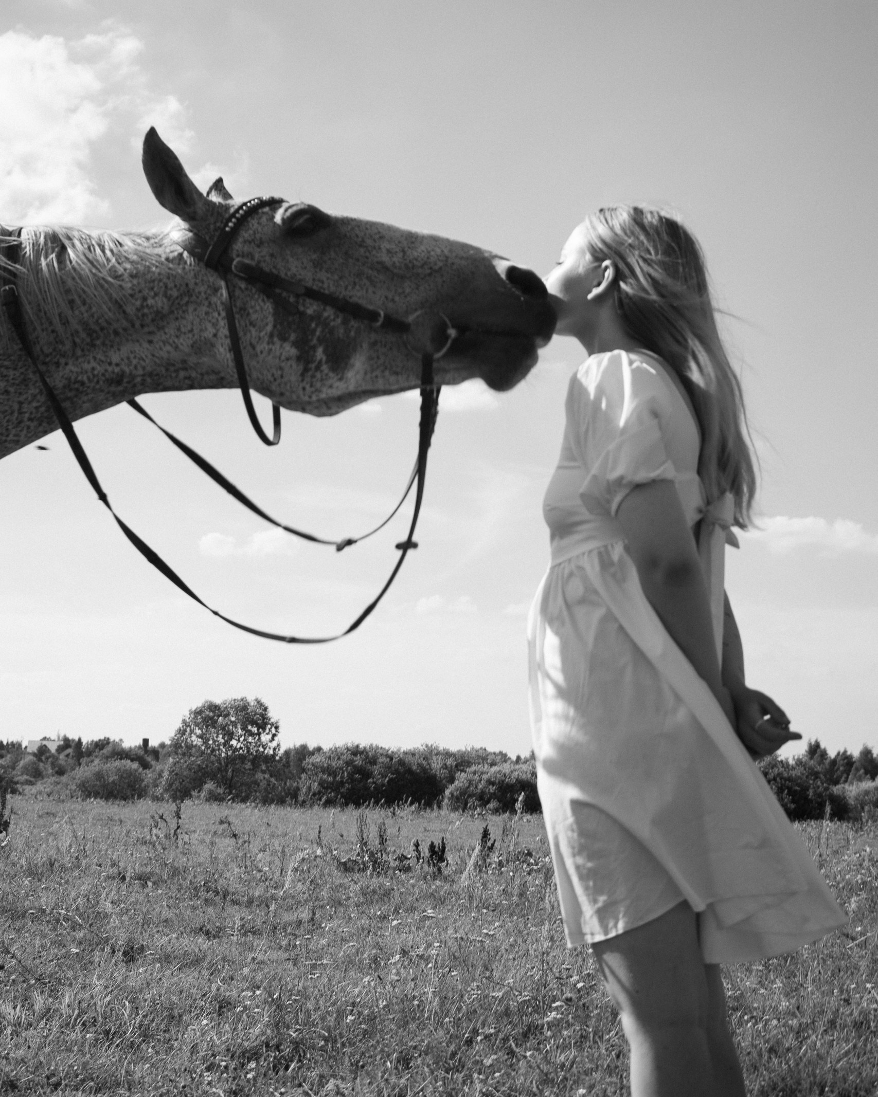 Kiss of quiet tenderness